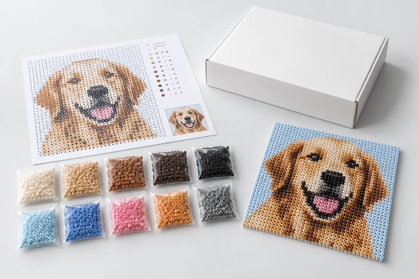 Create a bead template from a photo