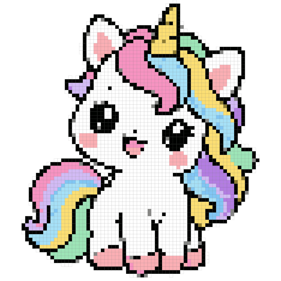 pony fuse bead pattern preview
