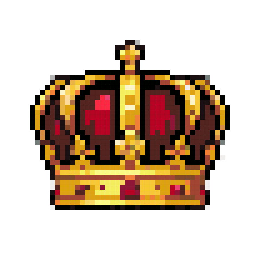 The Hat of Power fuse bead pattern preview