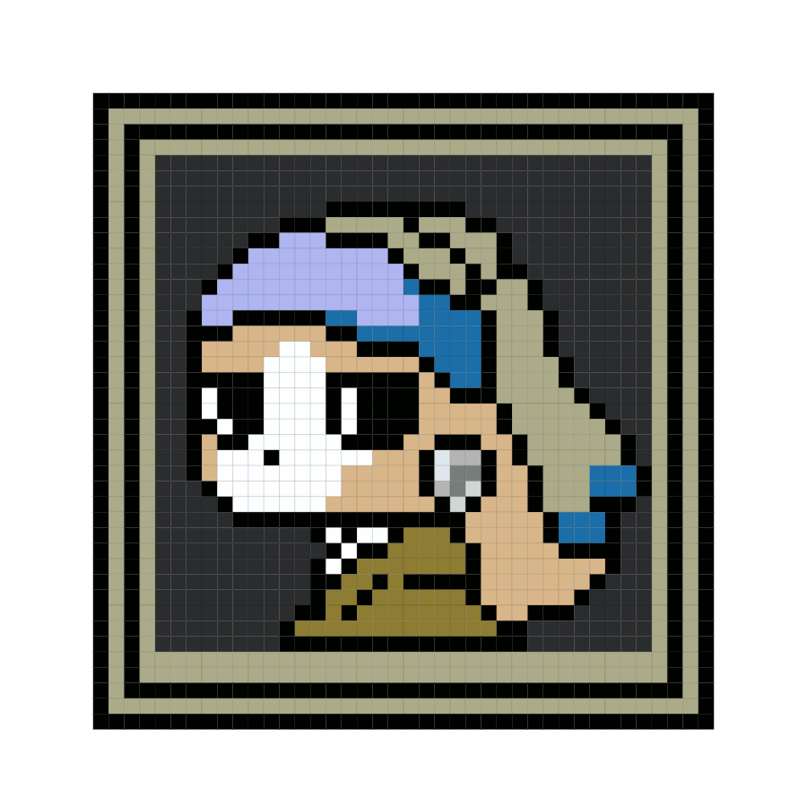 girl fuse bead pattern preview