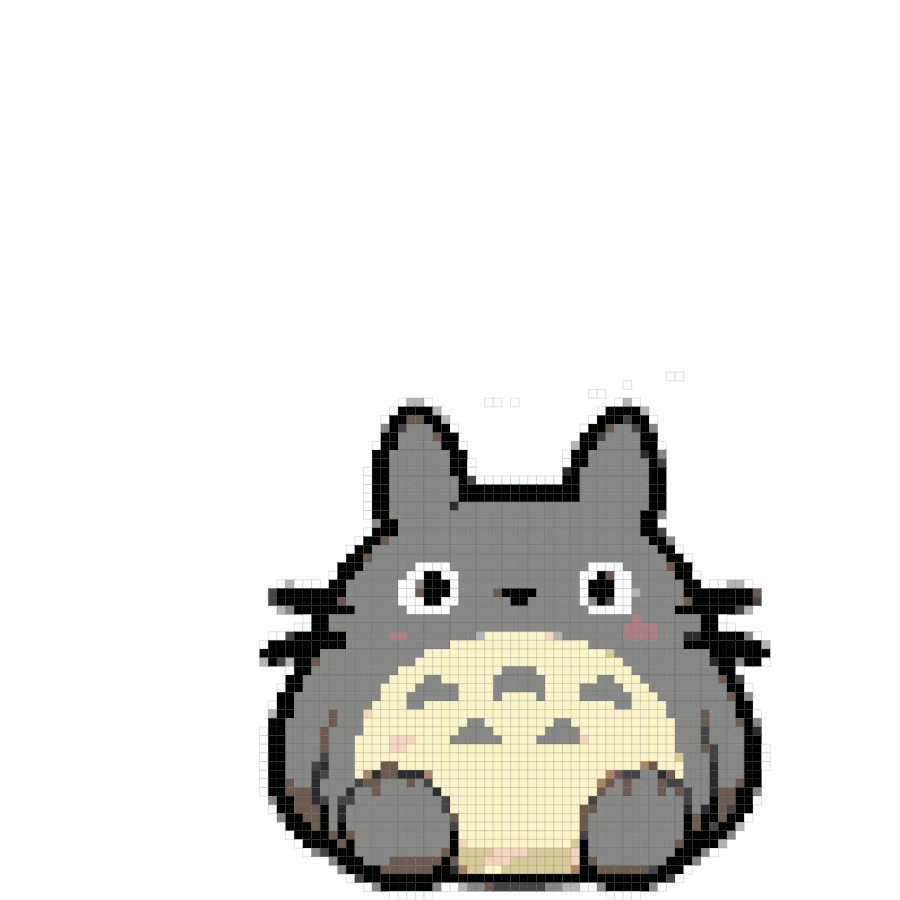 Chinchilla fuse bead pattern preview