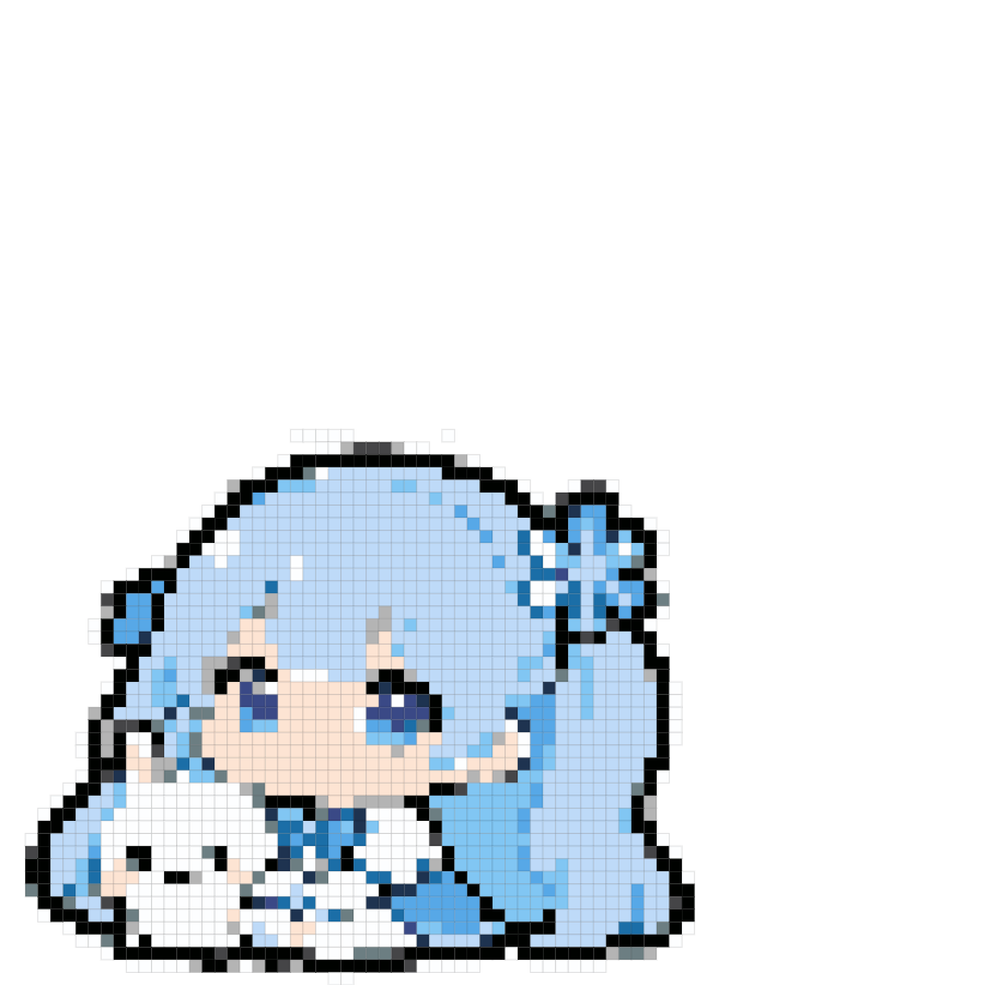 2D / Anime & Manga Culture fuse bead pattern preview