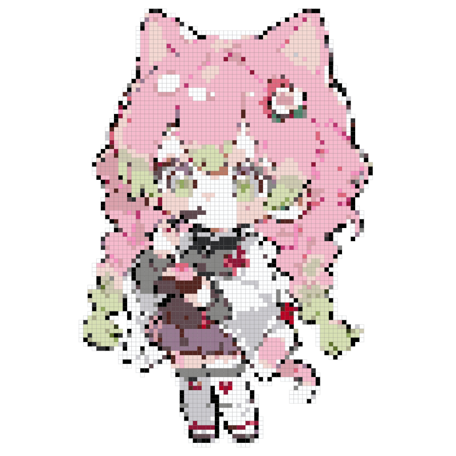 Cute fuse bead pattern preview