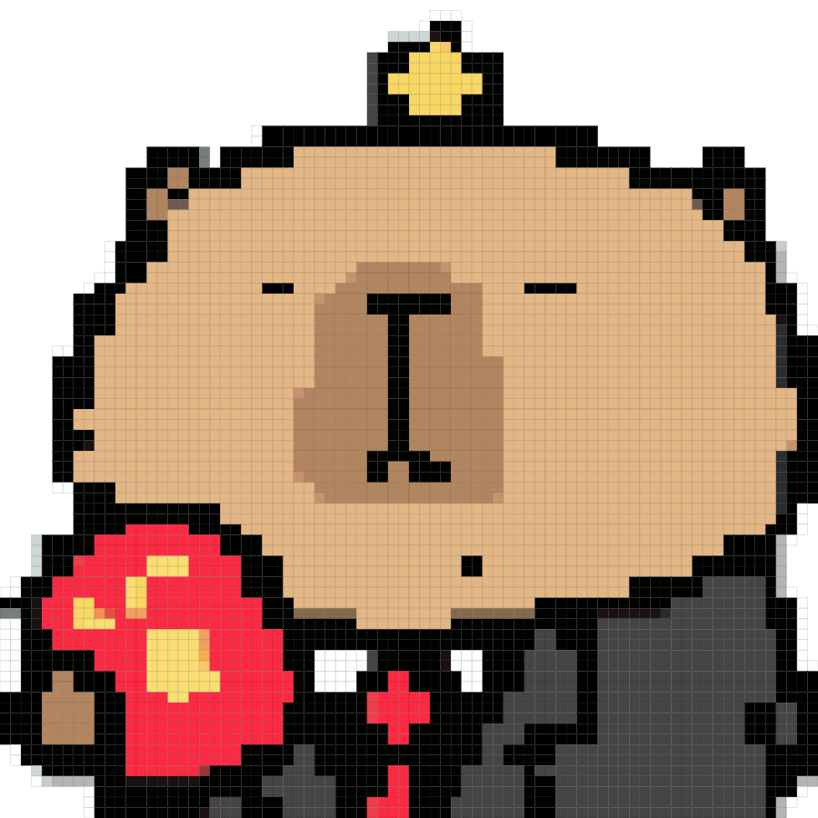 Chill Otter fuse bead pattern preview