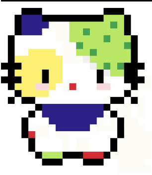 XiaoGuai fuse bead pattern preview